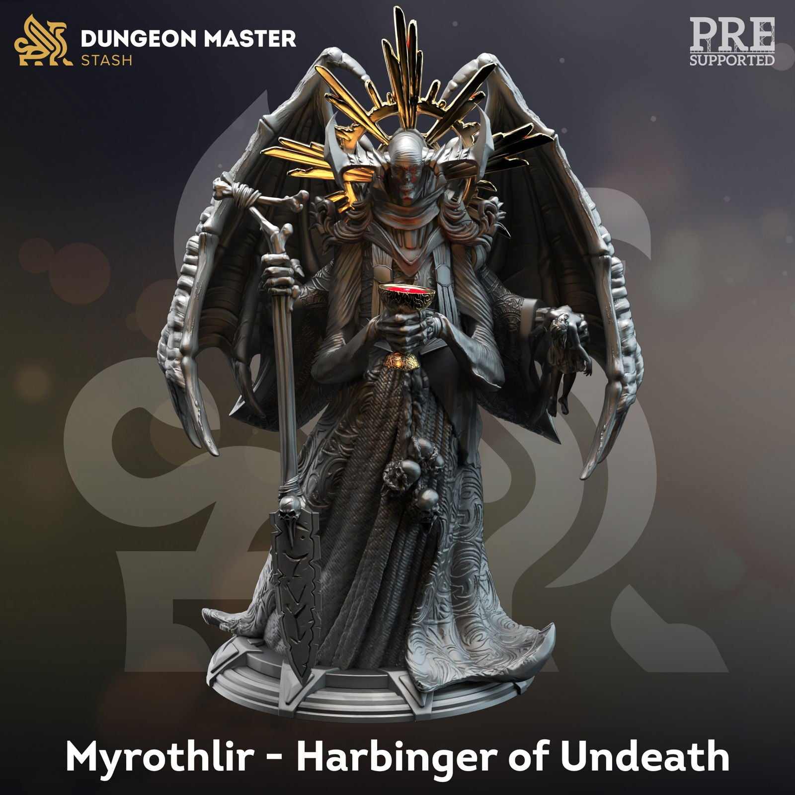 Myrothlir Harbinger Of Undeath - The Printable Dragon