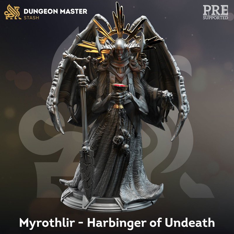 Myrothlir Harbinger Of Undeath 3D-printed model