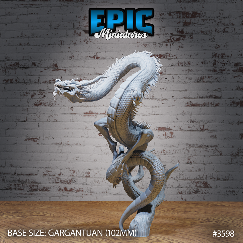 Mythical Wish Dragon 3D-printed model