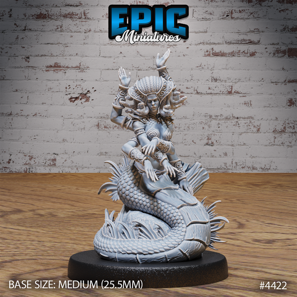 Naga Queen 3D-printed model