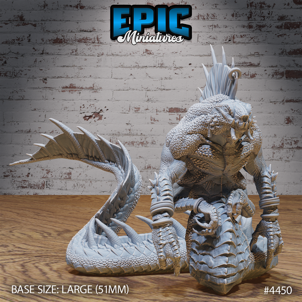 Naga Savage 3D-printed model