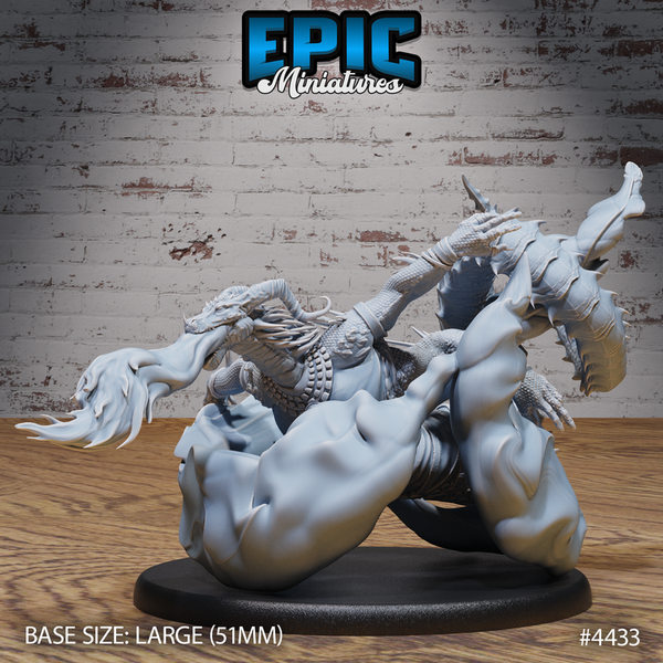 Naga Sorcerer 3D-printed model