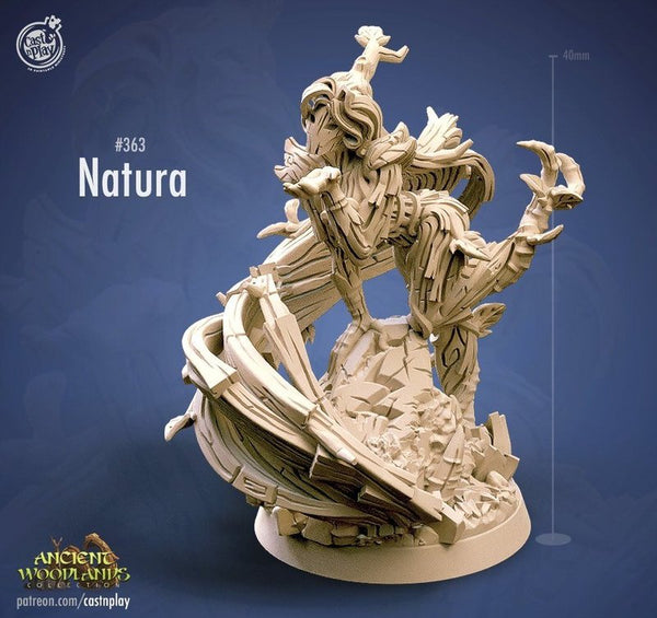 Natura 3D-printed model