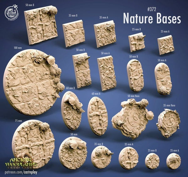 Nature Bases 3D-printed model