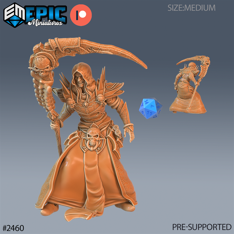 Necromancer Adventurer 3D-printed model