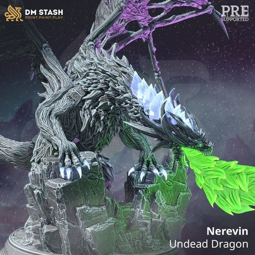 Nerevin Undead Dragon - The Printable Dragon