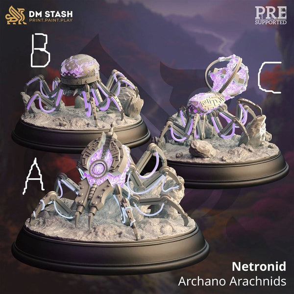 Netronid Archano Arachnids 3D-printed model