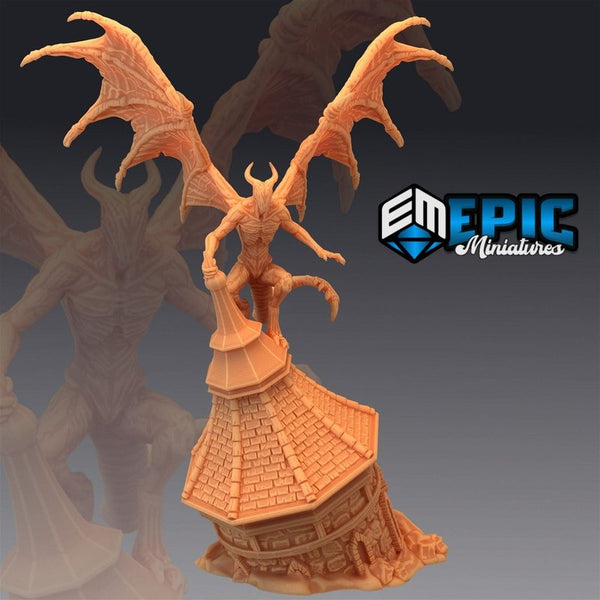 Night Gaunt Sunken Tower 3D-printed model