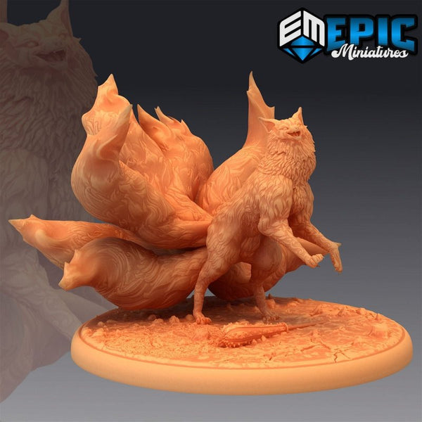 Nine Tailed Fox 3D-printed model
