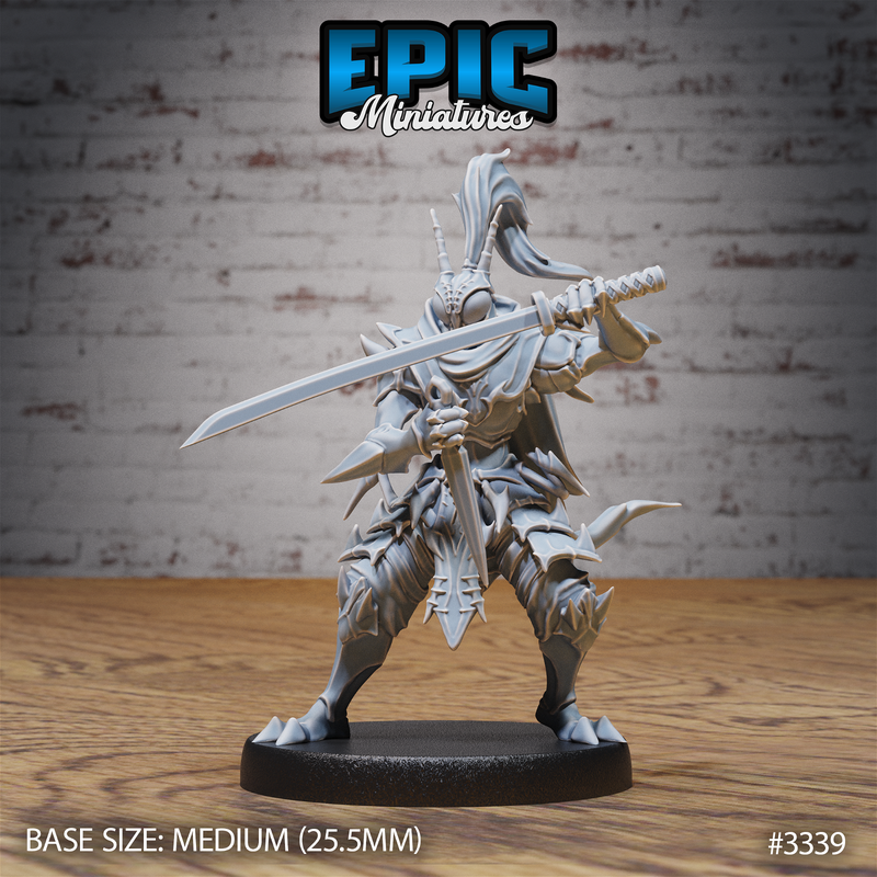 Ninja Insect Warrior 3D-printed model