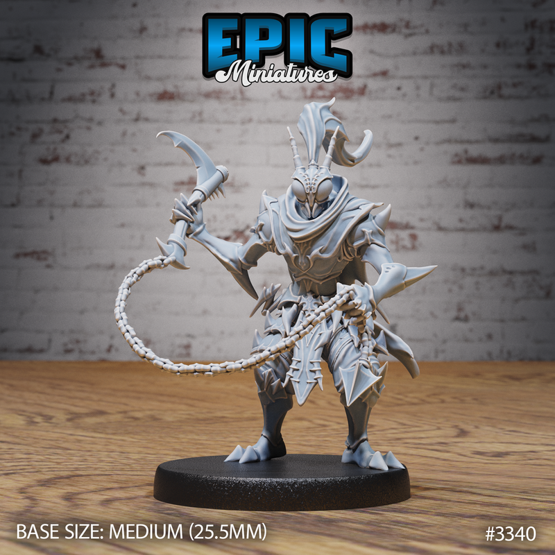 Ninja Insect Warrior 3D-printed model