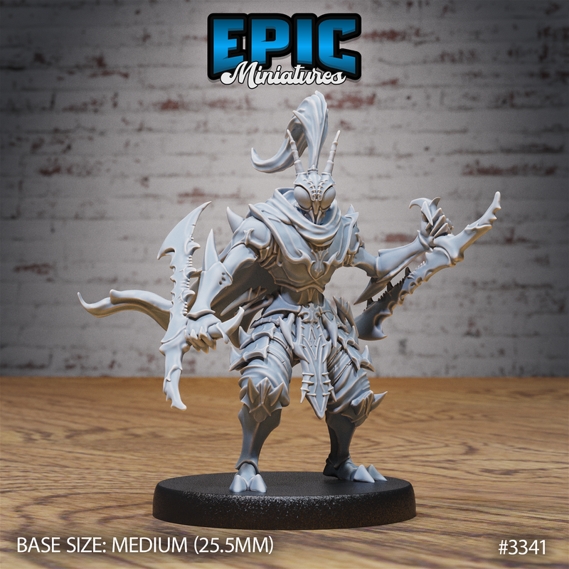 Ninja Insect Warrior 3D-printed model