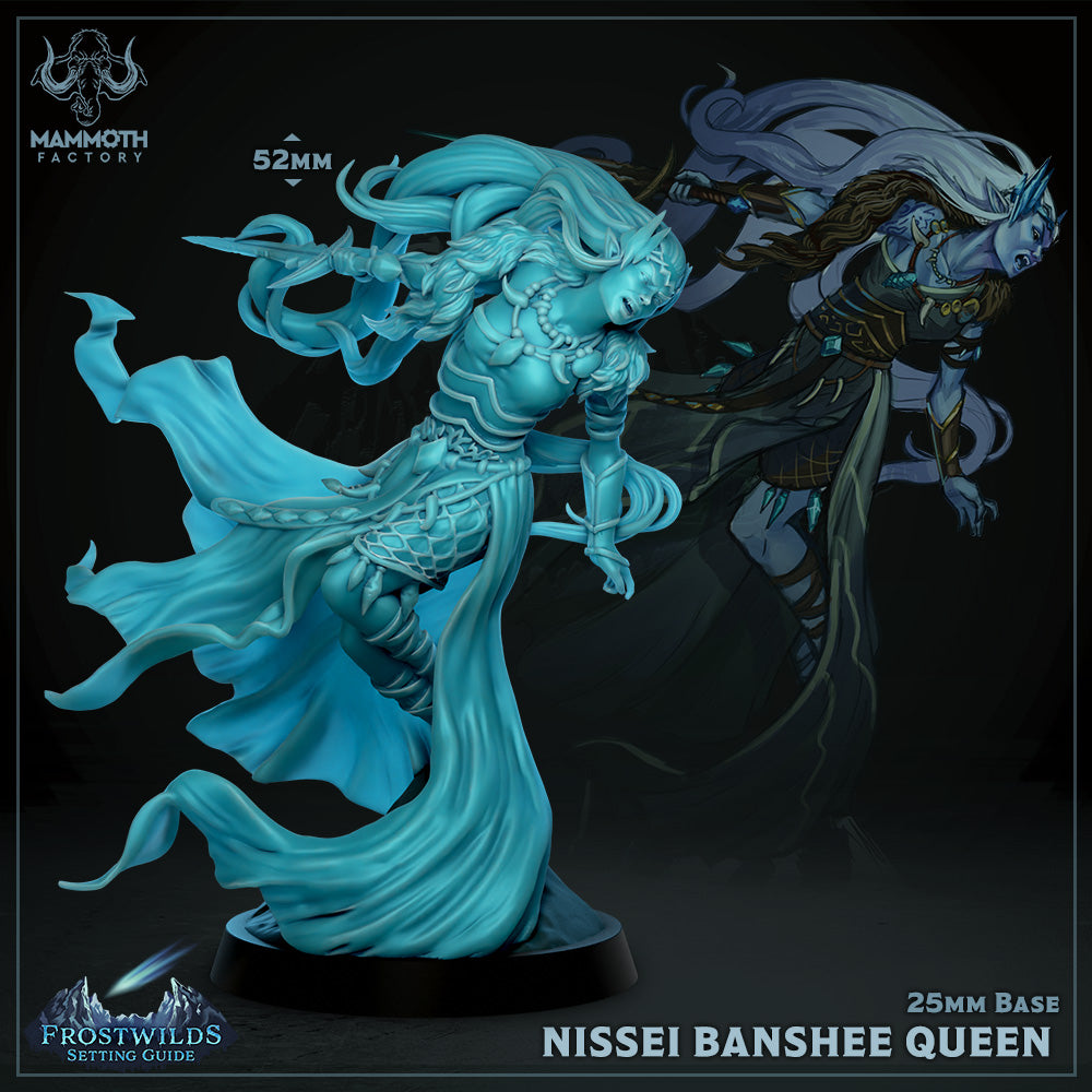 Nissei Banshee Queen 3D-printed model