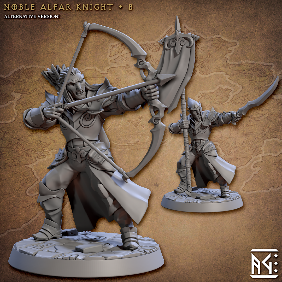 Noble Alfar Knights – The Printable Dragon