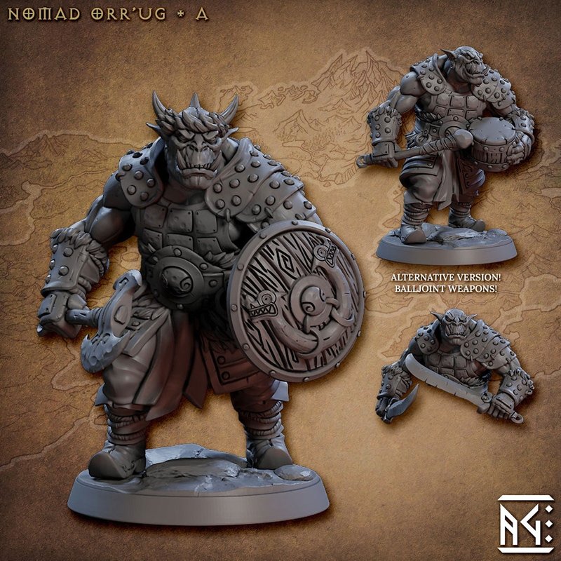 Nomad Orr-ug 3D-printed model