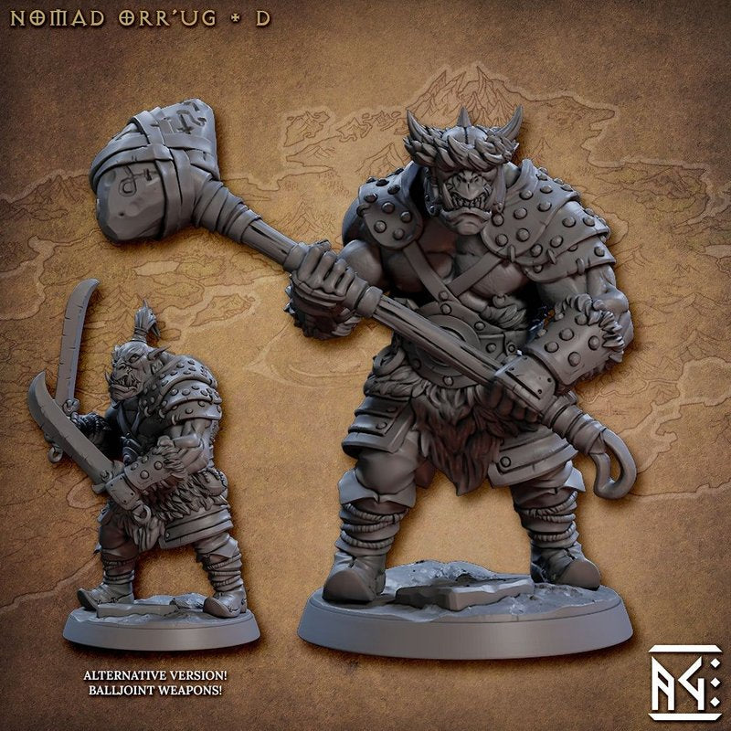 Nomad Orr-ug 3D-printed model