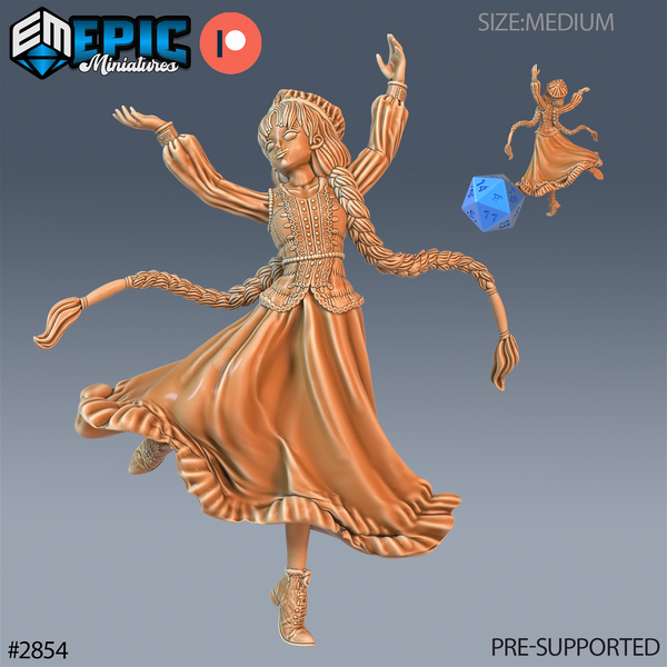 Norse Bard Girl - The Printable Dragon