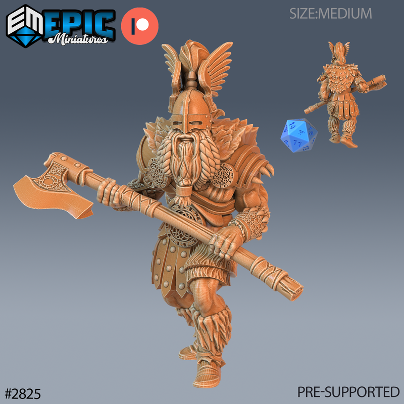 Norse Gold Heimdall 3D-printed model