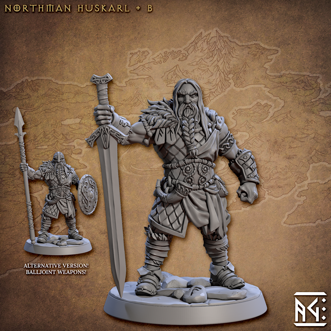 Northman Huskarl - The Printable Dragon