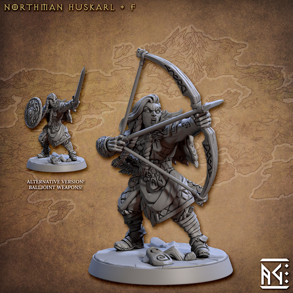 Northman Huskarl 3D-printed model