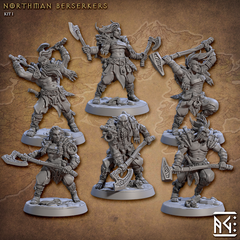 Northmen Berserkers - The Printable Dragon