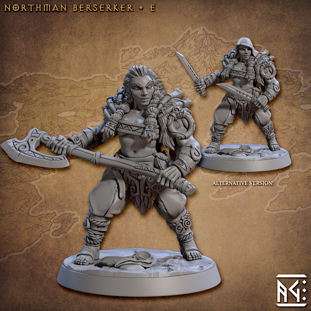 Northmen Berserkers - The Printable Dragon