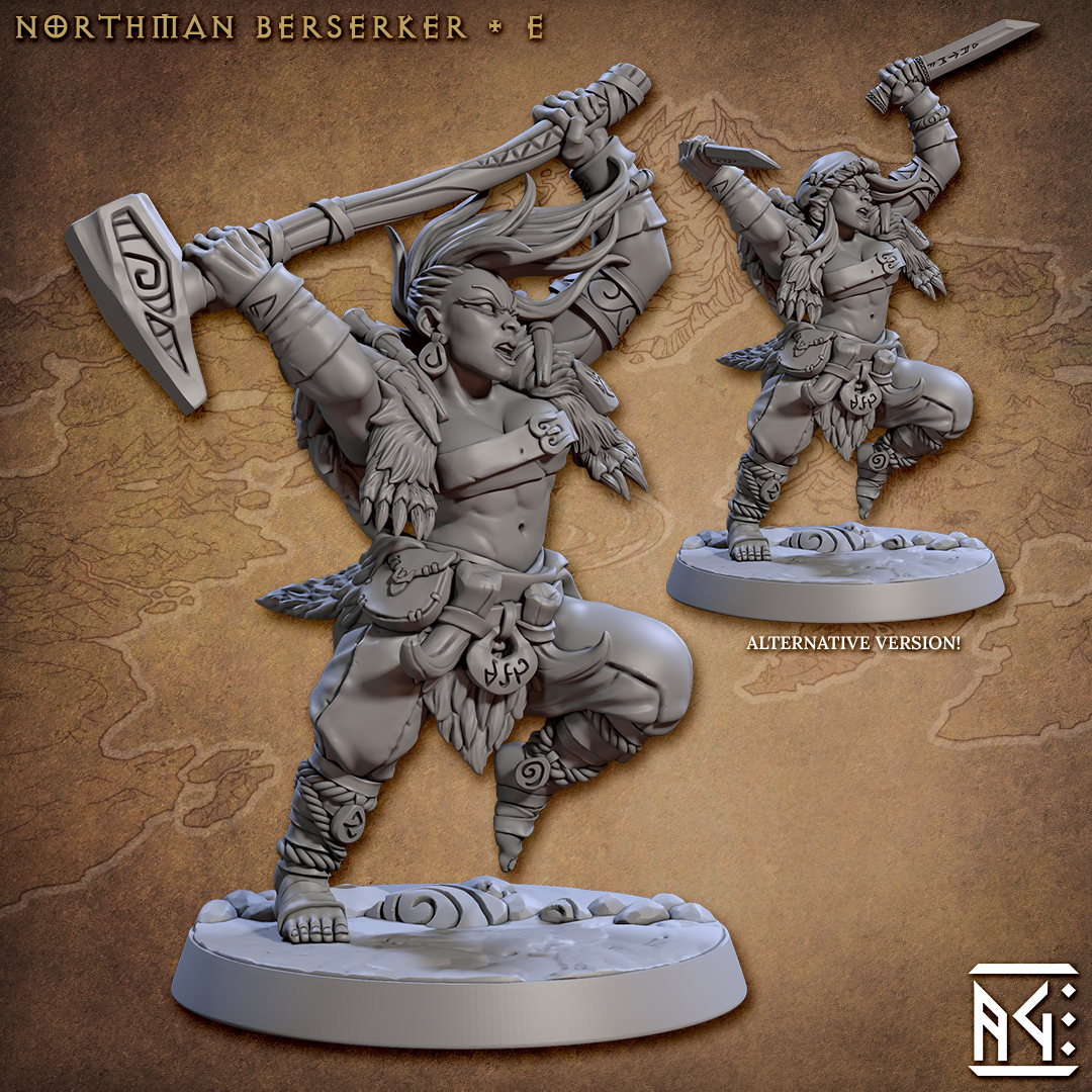 Northmen Berserkers - The Printable Dragon