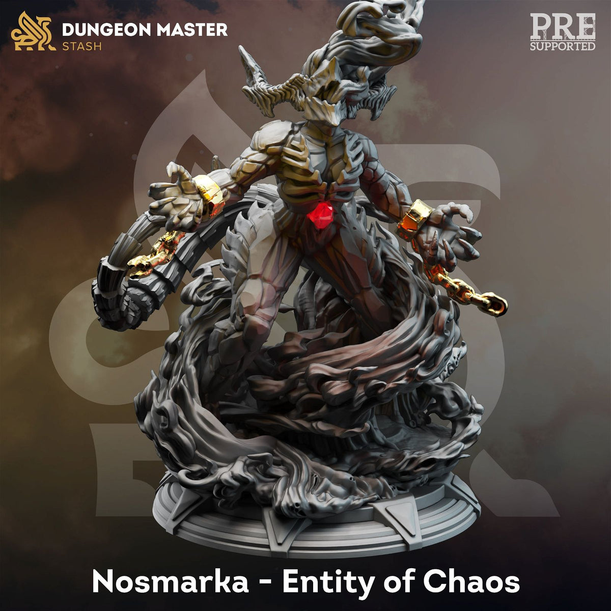 Nosmarka Entity Of Chaos - The Printable Dragon