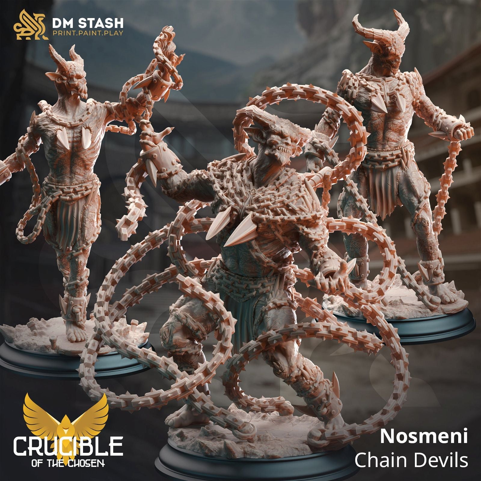 Chain Devil Icon Nosmeni Chain Devils – The Printable Dragon
