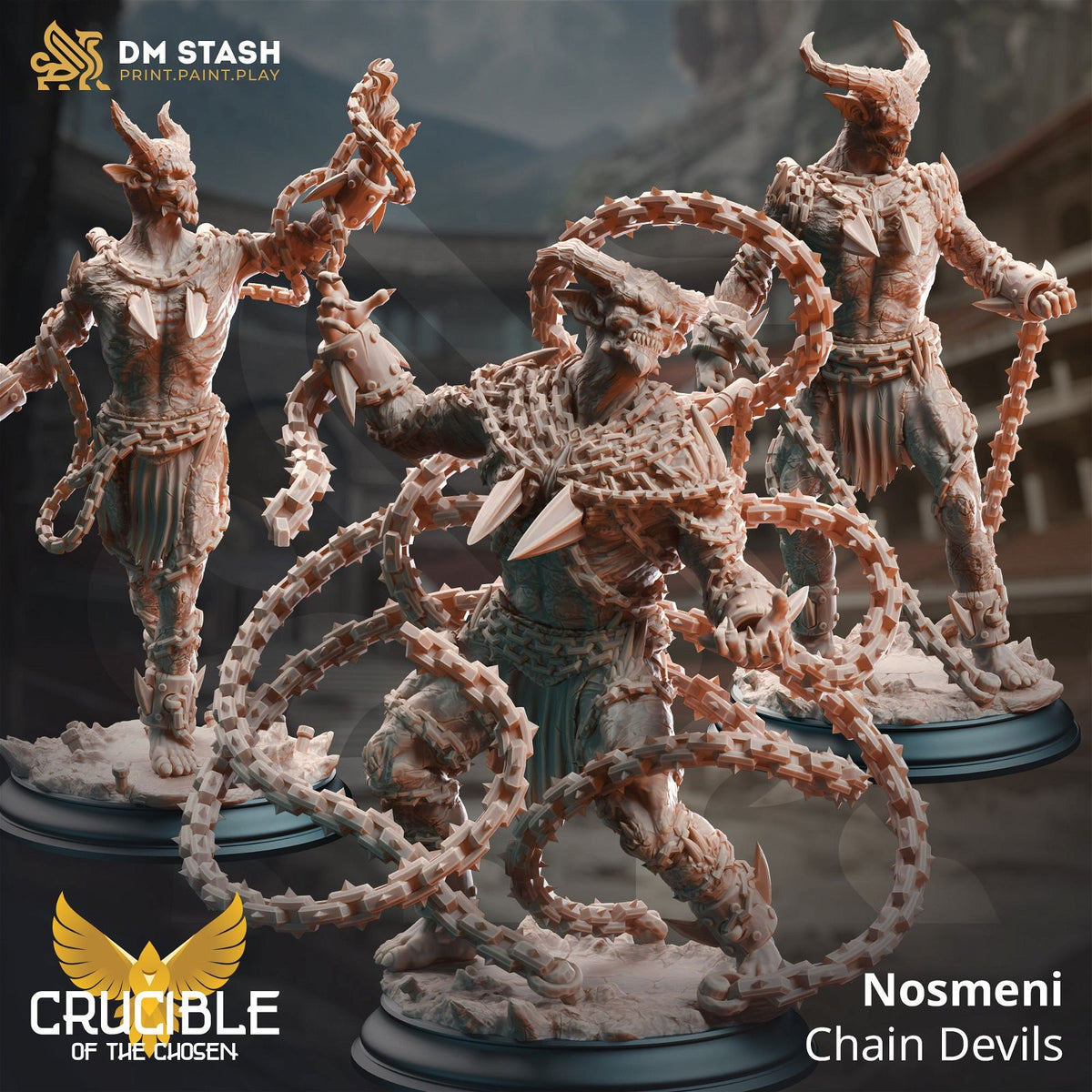 Nosmeni Chain Devils - The Printable Dragon