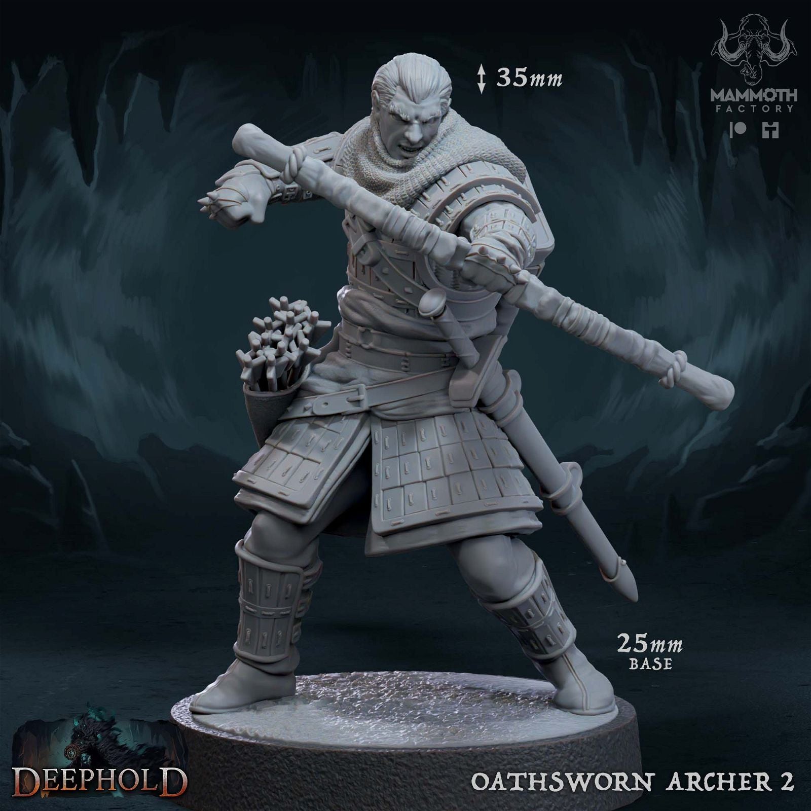 Oathsworn Archer - The Printable Dragon