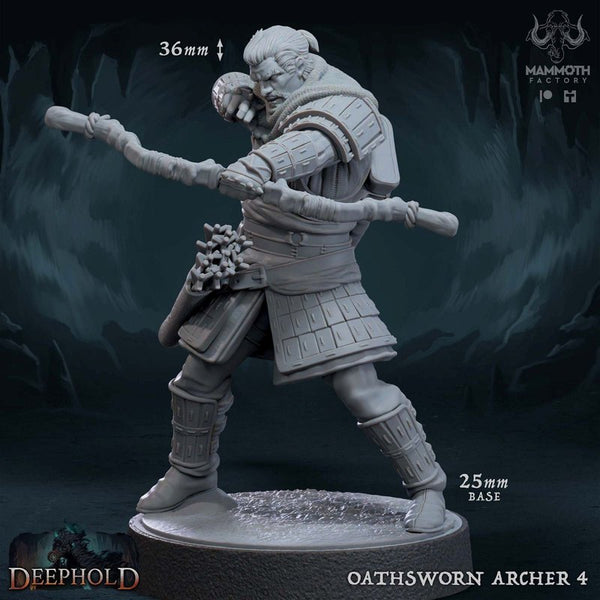 Oathsworn Archer 3D-printed model