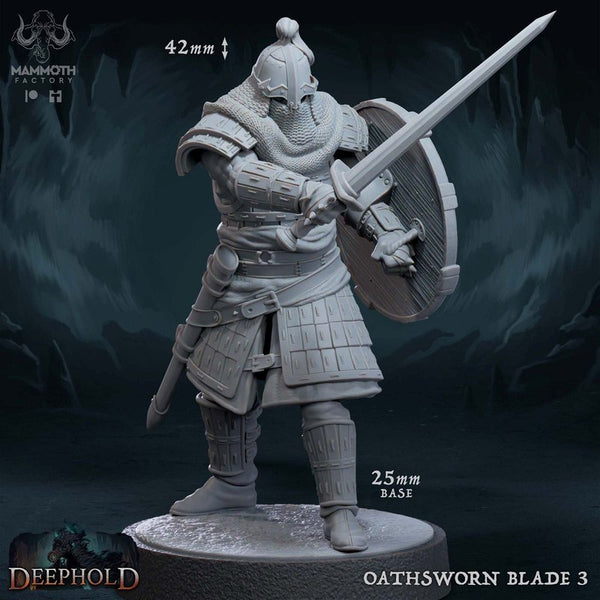 Oathsworn Blade 3D-printed model