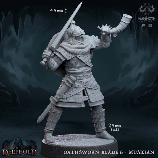 Oathsworn Blade 3D-printed model