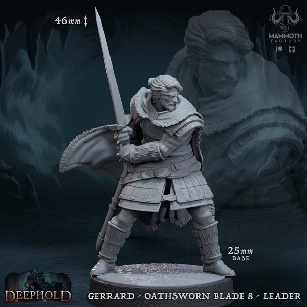 Oathsworn Blade 3D-printed model