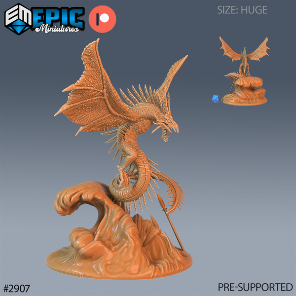 Ocean Drake 3D-printed model