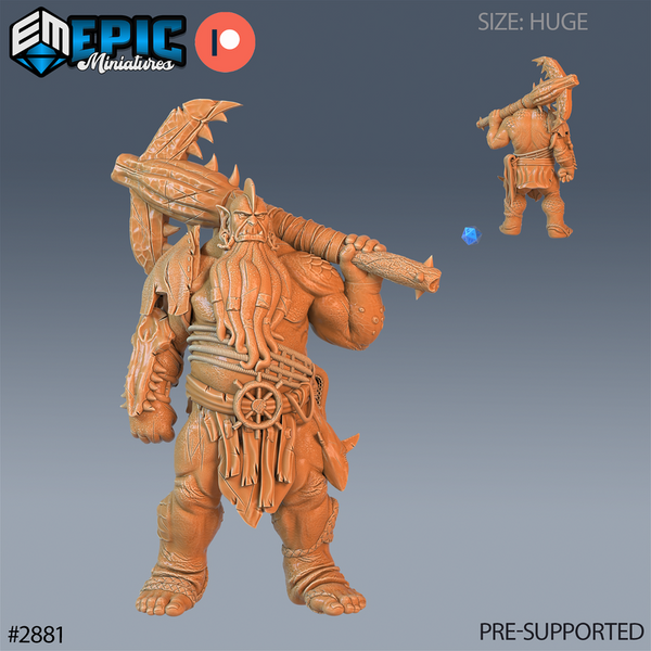 Ocean Giant 3D-printed model