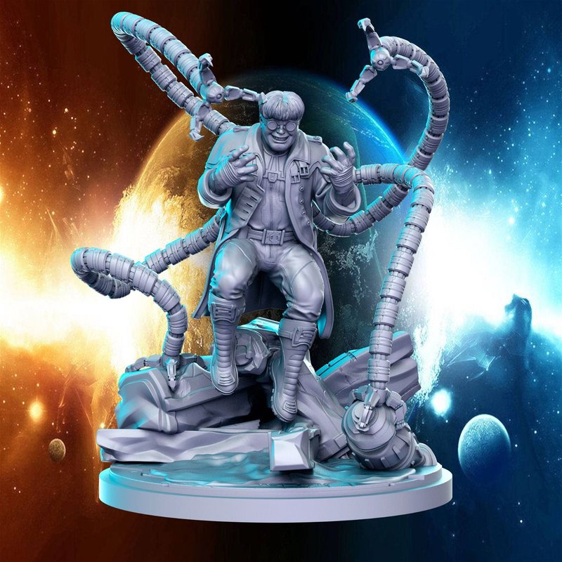 Octopus 3D-printed model