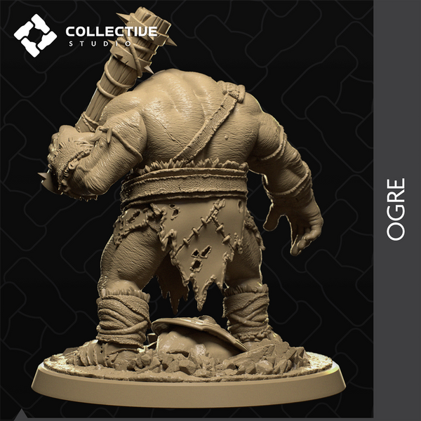 Ogre 3D-printed model