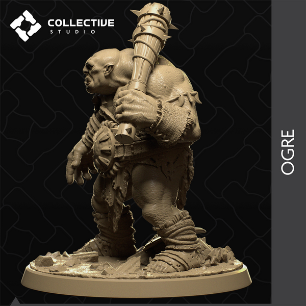 Ogre 3D-printed model