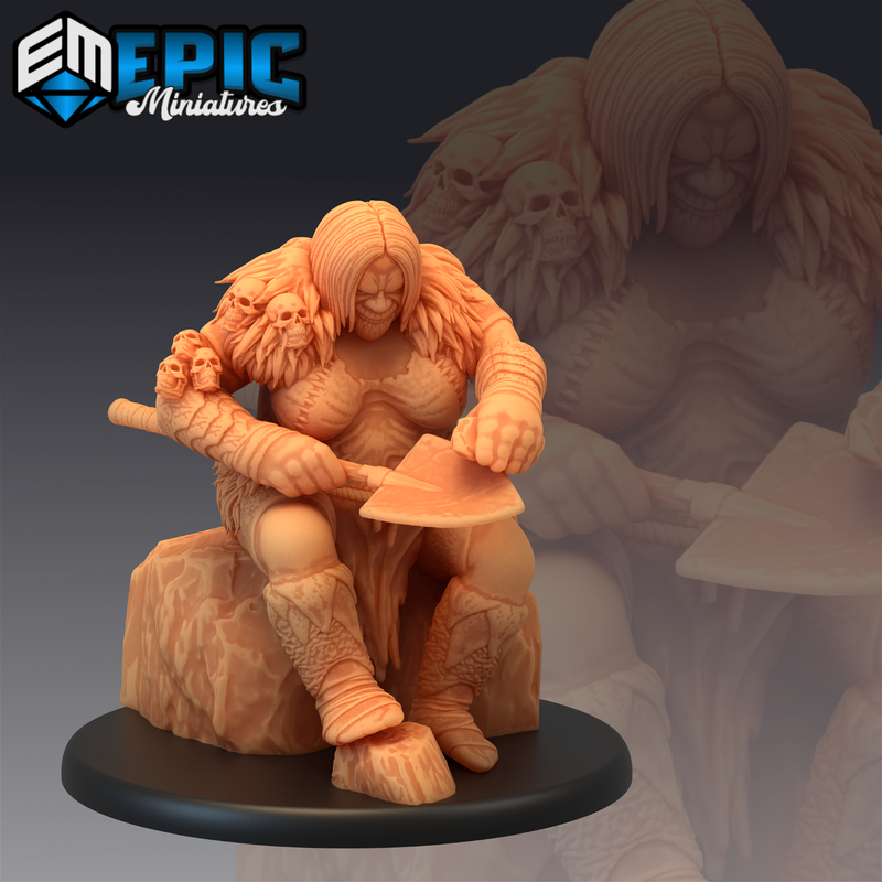 Ogre Female 3D-printed model