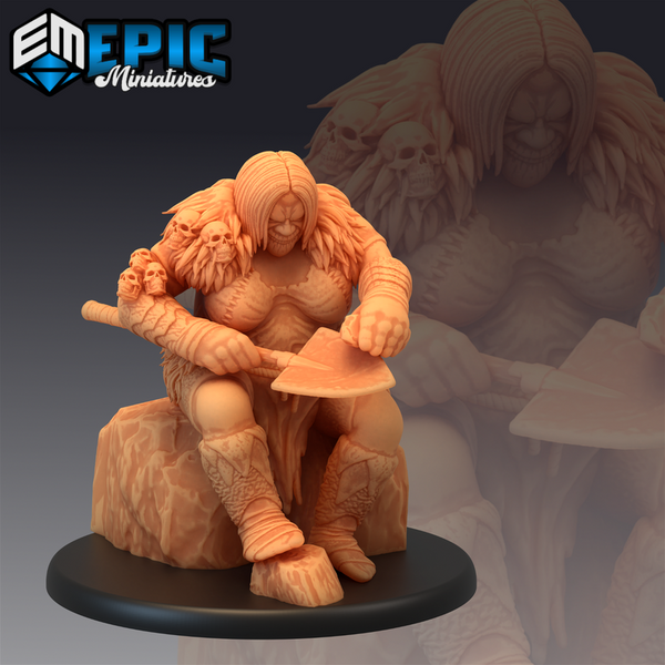 Ogre Female 3D-printed model