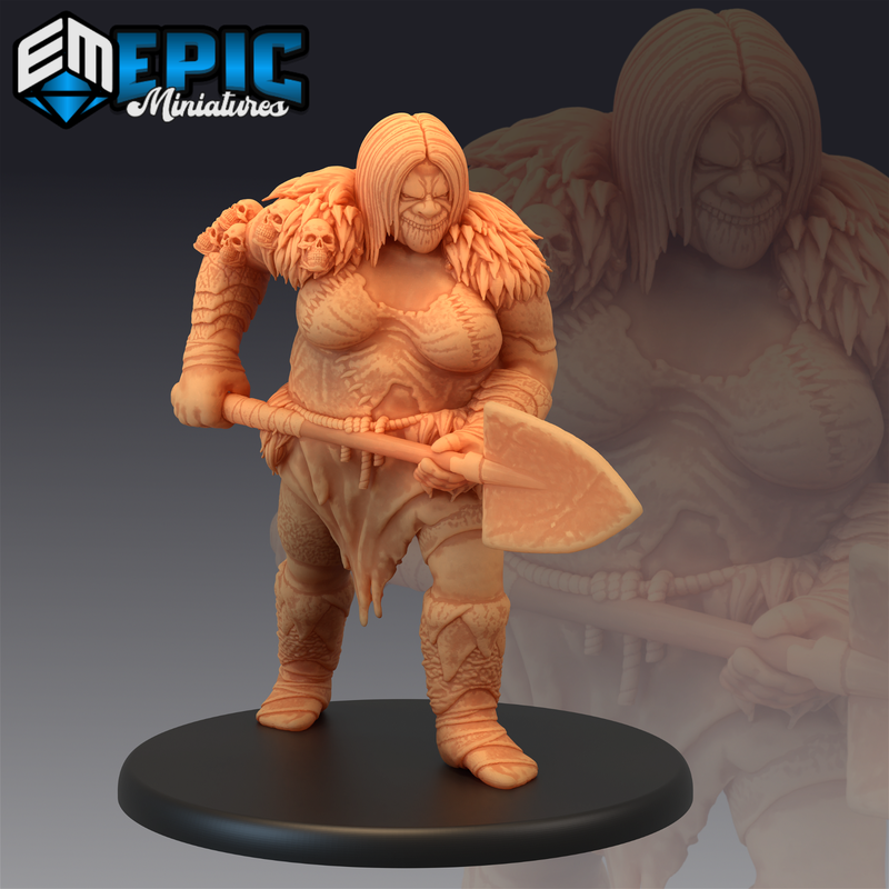 Ogre Female 3D-printed model