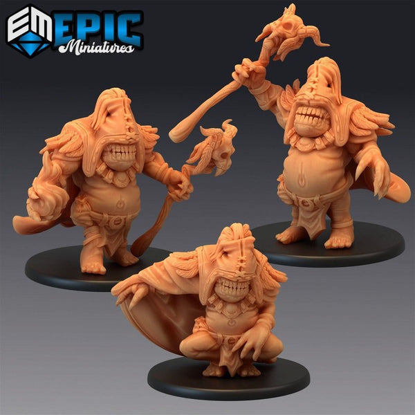Ogre Warlock 3D-printed model