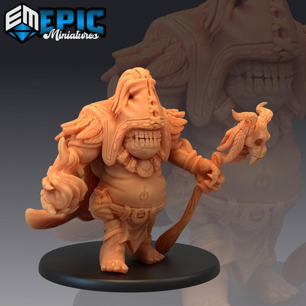 Ogre Warlock 3D-printed model