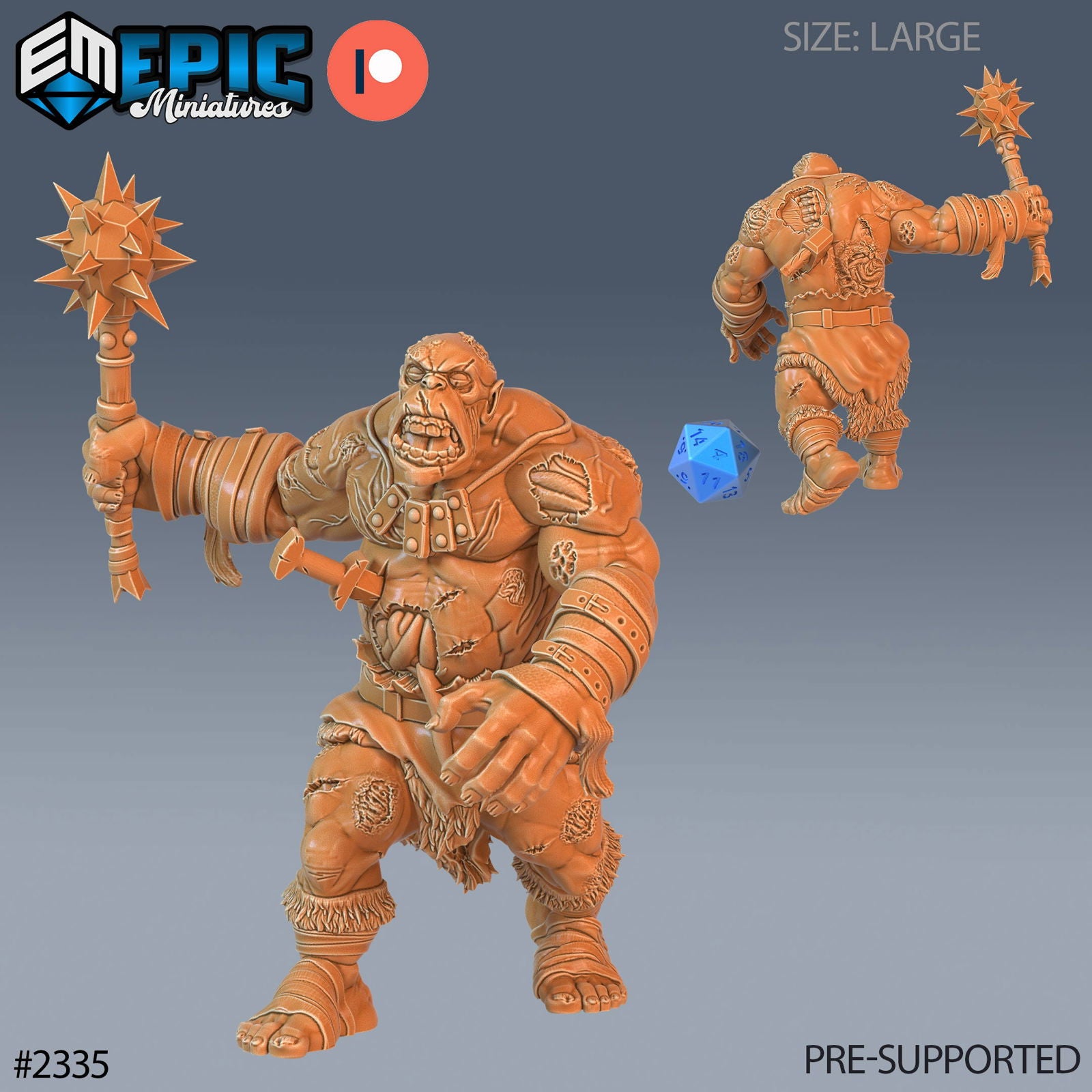 Ogre Zombie - The Printable Dragon