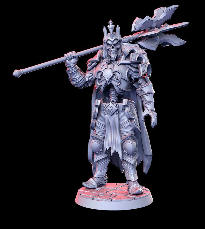 Okharon Undead Warrior King - The Printable Dragon
