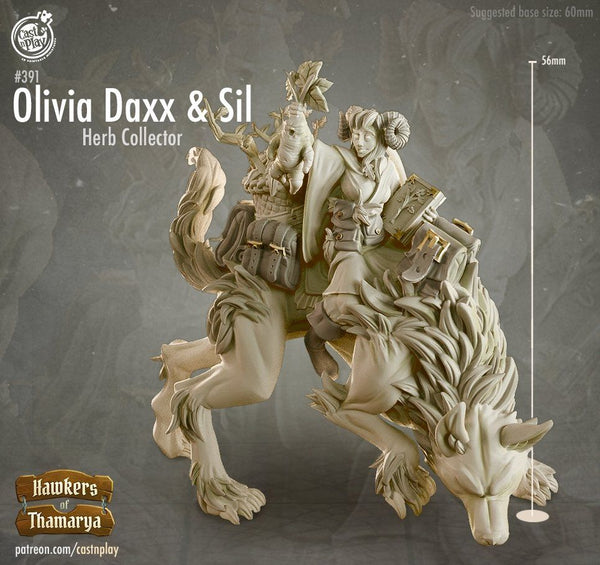 Olivia The Herb Collector - The Printable Dragon