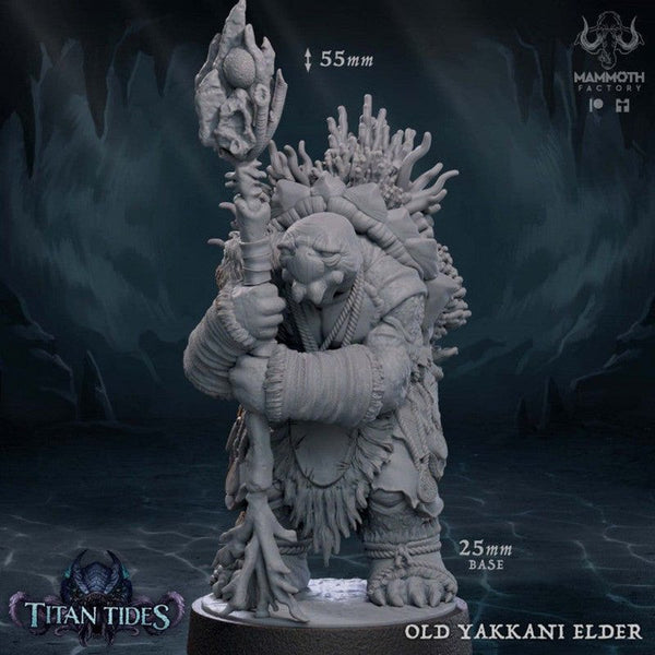Olo, Yakkani Elder 3D-printed model