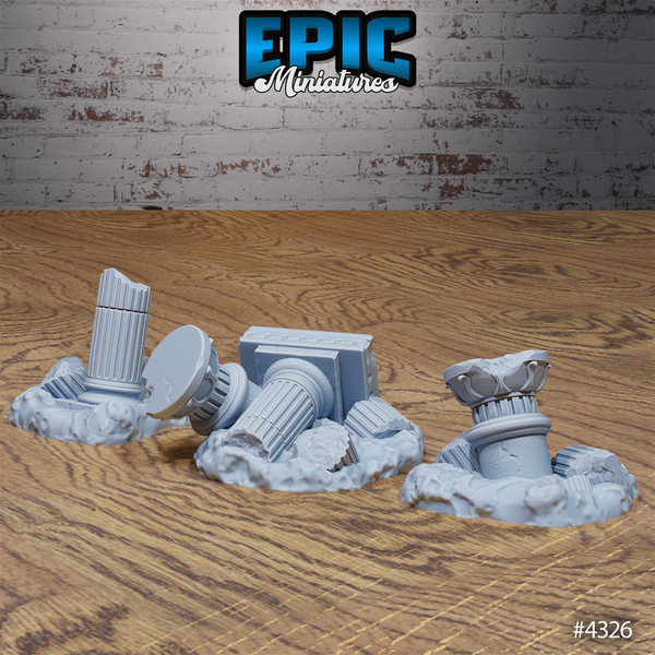 Olympian Buildings 3D-printed model